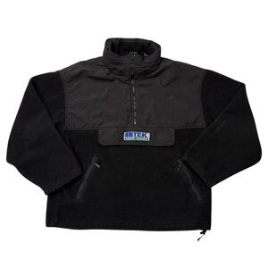 Vtg Eddie Bauer EBTEK half-zip fleece pullover Polartec Polyester Fleece USA - M